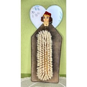 Doll Lint Brush Holder w/ Brush